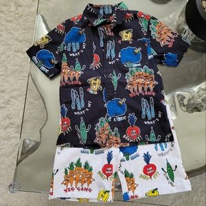 Stella Mccartney Kids - Shirt and Shorts Set